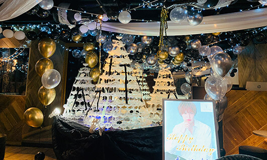 シャンパンタワー